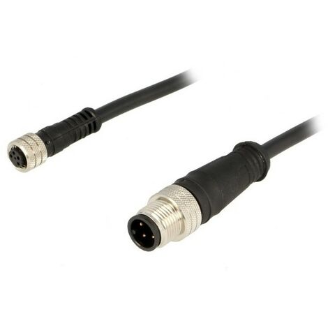 Molex 1200878074 - Câble pour Capteur/Automatisation - M12-M8 - m‚le/femelle - 4 Pins