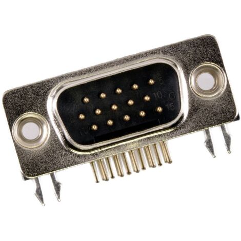 Molex 1731130182 SUB-D mâle Nombre de pôles: 15 à souder 1 pc(s) Tray W148362