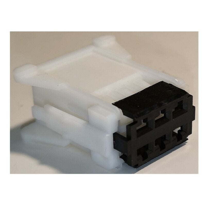 Molex 981721001 6-way Female Automotive Connector - 2 Rows - White/Black