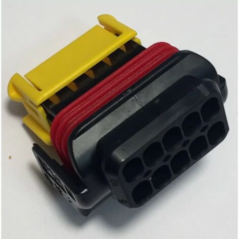 Molex 98788-1101 Automobil-Anschluss 10P Weiblich – 4,25 mm lang – Schwarz/Gelb/Rouge