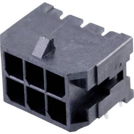Molex Barrette mâle encastrable (standard) Nbr total de pôles 6 Pas: 3 mm 430450600 1 pc(s) Tray W163092
