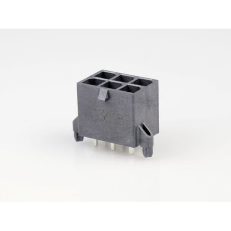 Molex Barrette mâle encastrable (standard) Nbr total de pôles 6 Pas: 5.7 mm 768290006 1 pc(s) Tray