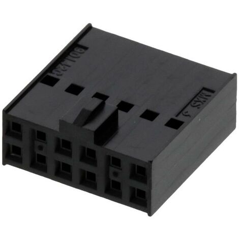 Molex Boîtier femelle pour câble Nbr total de pôles 12 Pas: 2.54 mm 901420012 1 pc(s) Bag W378472
