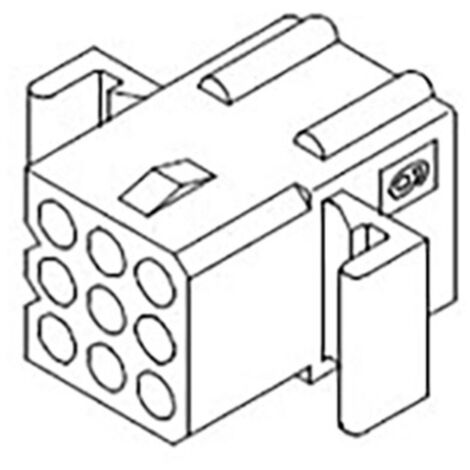 Molex Boîtier femelle pour câble Nbr total de pôles 9 Pas: 3.68 mm 50362281 1 pc(s) Bag