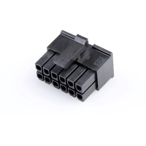 Molex Buchsengehäuse-Kabel  Polzahl Gesamt 12 Rastermaß: 3 mm 430251200 1 St. Bag