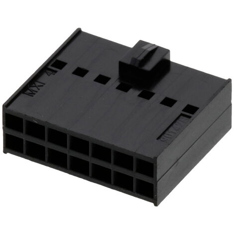Molex Buchsengehäuse-Kabel  Polzahl Gesamt 14 Rastermaß: 2.54 mm 901420014 1 St. Bag