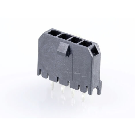 Molex Einbau-Stiftleiste (Standard)  Polzahl Gesamt 4 Rastermaß: 3 mm 436500415 1 St. Tray