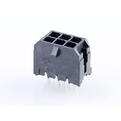 Molex Einbau-Stiftleiste (Standard)  Polzahl Gesamt 6 Rastermaß: 3 mm 430450612 1 St. Tray