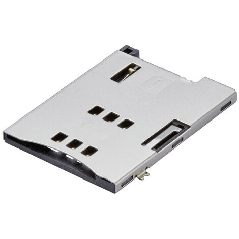 Molex Slot pour carte SIM Nbr total de pôles 6 Pas: 2.54 mm 475530001 1 pc(s) Tape on Full reel