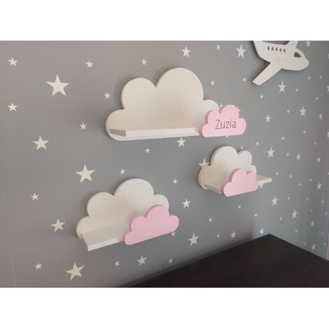 MOLI Cloud Regale mit Namensaufdruck – Premium
