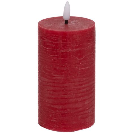 Molia candela led rotonda 7x15cm rosso - Atmosphera créateur d'intérieur
