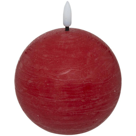 Molia LED Kugelkerze ROT 10cm
