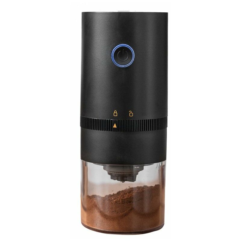 Molinillo De Café Eléctrico Portátil Molinillo De Café Recargable Usb Molinillo De Café Eléctrico Molinillo De Café (1 Paquete, Negro)