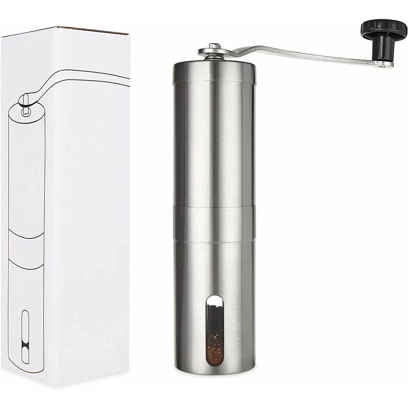 Molinillo De Café Manual De Acero Inoxidable Y Cerámica Infinitamente Ajustable Y Fácil De Limpiar En Oferta Molinillo De Café Manual De Acero Inoxidable Y Cerámica Infinitamente Ajustable Y Fácil De Limpiar