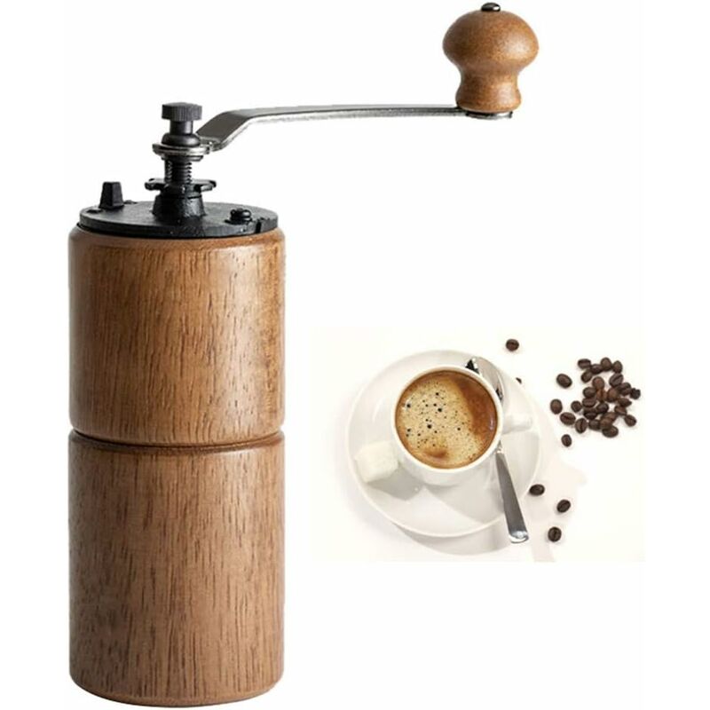 Molinillo De Café Manual De Madera, Rebaba De Hierro Fundido, Gran Capacidad, Manivela De Viaje Portátil, Ajustable Para El Hogar, Oficina, Camping En Oferta Molinillo De Café Manual De Madera, Rebaba De Hierro Fundido, Gran Capacidad, Manivela De Viaje Portátil, Ajustable Para El Hogar, Oficina, Camping