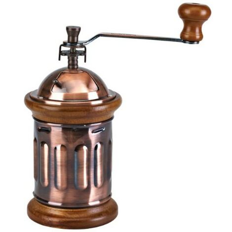 Molinillo de café manual de madera vintage para el hogar, la oficina, los viajes