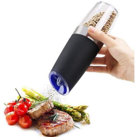 Molinillo Eléctrico de Pimienta y Sal con Grosor Ajustable