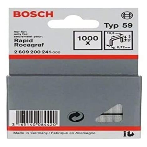 Molla a filo sottile tipo 59, 10,6 x 0,72 x 10 mm, confezione da 1000 pezzi