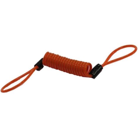Molla a spirale di sicurezza per antifurto disco freno moto 120cm
