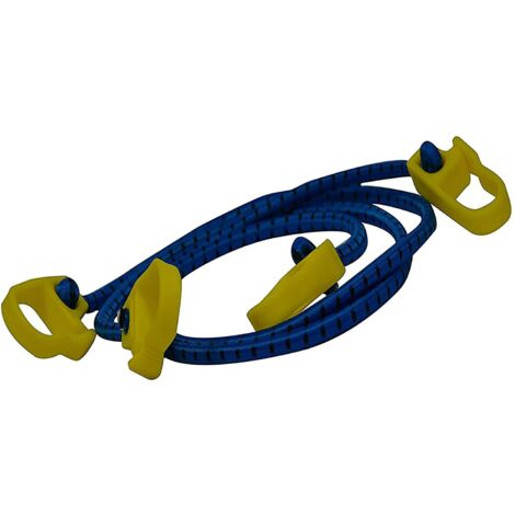 Molla Allacciabagagli con Fermo in Plastica. Diametro mm.8 x Cm.150 Set 2 Pezzi