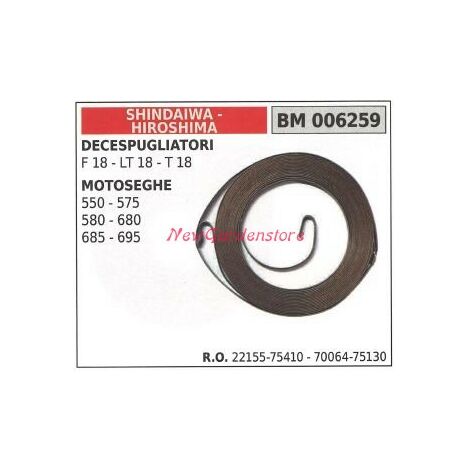 Molla avviamento SHINDAIWA decespugliatore F 18 LT 18 T 18 006259