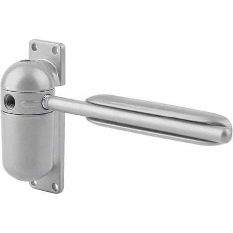 Molla regolabile per chiudiporta automatico da superficie, resistente e regolabile per chiusura automatica (grigio)