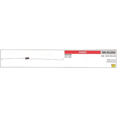 Molla ritorno comando gas HONDA per motore GCV 160 011559 16562-ZM0-000