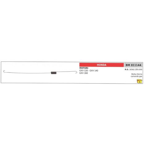 Molla ritorno comando gas HONDA per motore GX 120 140 160 011144