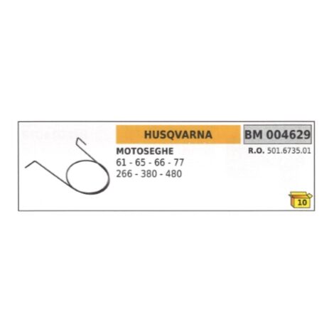 Molla saltarello avviamento HUSQVARNA motosega 61 - 65 - 66 - 77 - 266 - 380