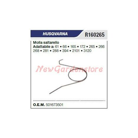 Molla saltarello avviamento HUSQVARNA motosega 61 66 165 172 R160265