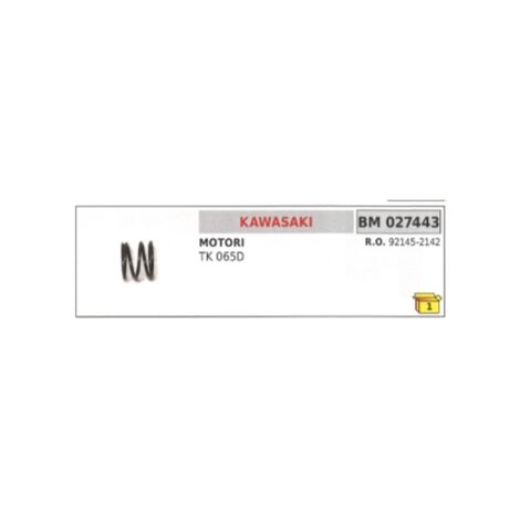 Molla saltarello avviamento KAWASAKI motore decespugliatore TK 065D  92145-2142