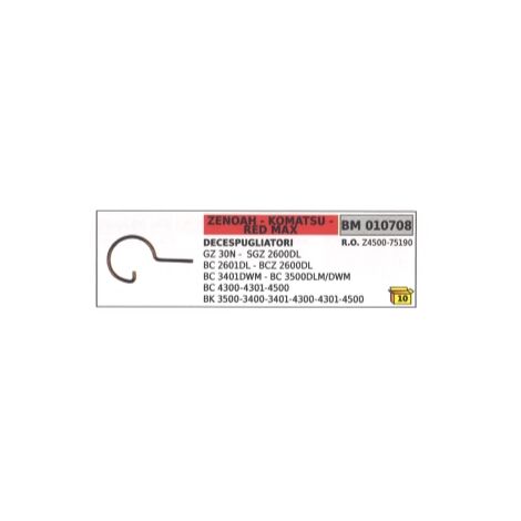 Molla saltarello avviamento ZENOAH decespugliatore GZ30N - SGZ2600DL Z4500-75190