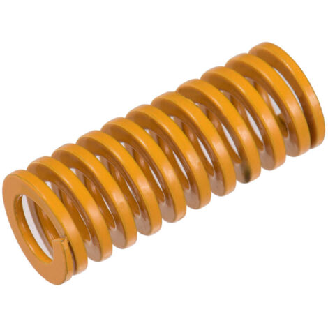 Molle di compressione gialle per piano riscaldato, diametro esterno 10 mm, lunghezza 25 mm, compatibili con stampanti 3D Creality CR-7 CR-8 CR-10 S4 S5, 10 pezzi