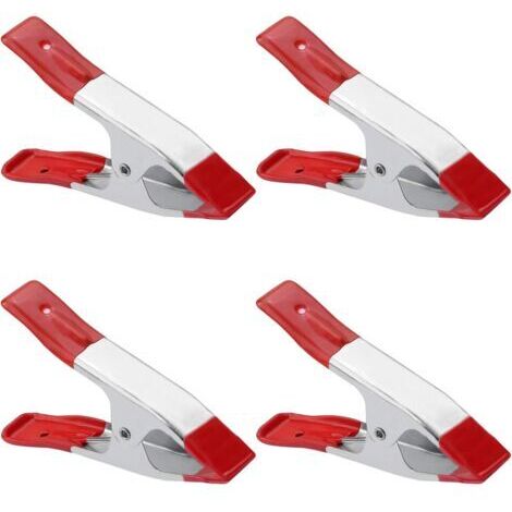 Mollette a molla in metallo resistenti, clip multiuso per campeggio, teloni, lavori creativi, 14 cm, confezione da 4