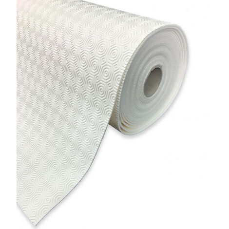 Mollettone Copritavolo Gommato Antiscivolo Protezione Tavolo Colore Bianco, misura140x140coloreBianco