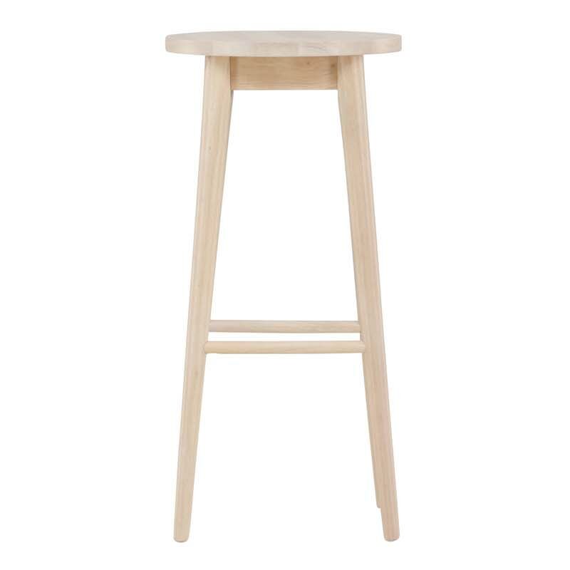 Mollösand tabouret de bar bois whitewash