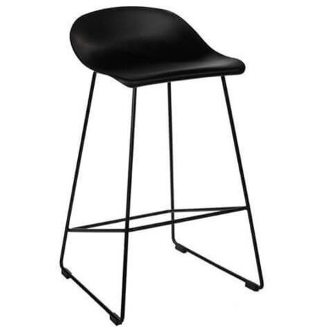 Molly Barstuhl schwarz Metall modern