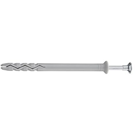 Molly M368100PB-XJ Tasselli da colpire 100 pezzi, 6 x 80 mm, grigio, set da 100 pezzi