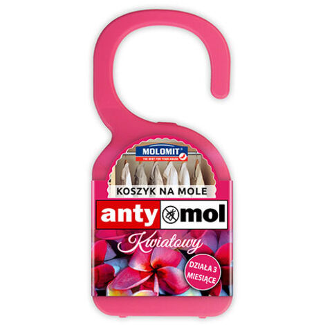 MOLOMIT Antimol Basket - Kleiderschutz gegen Motten, Blumenduft