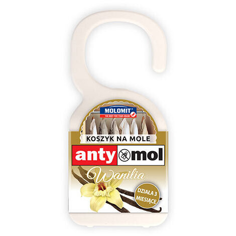 MOLOMIT Antimol Basket Vainilla - protección de la ropa contra polillas y larvas