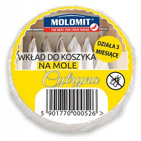Molomit - Lemon Anti-Motten-Etikett-Einlage - Kleidungsschutz