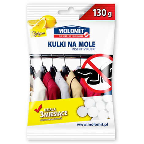 MOLOMIT Palline antitarme al limone 120g - protezione contro le tarme