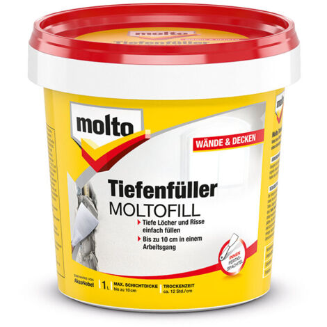 MOLTO Moltofill Tiefenfüll Fertigspachtel Innen 1 Ltr