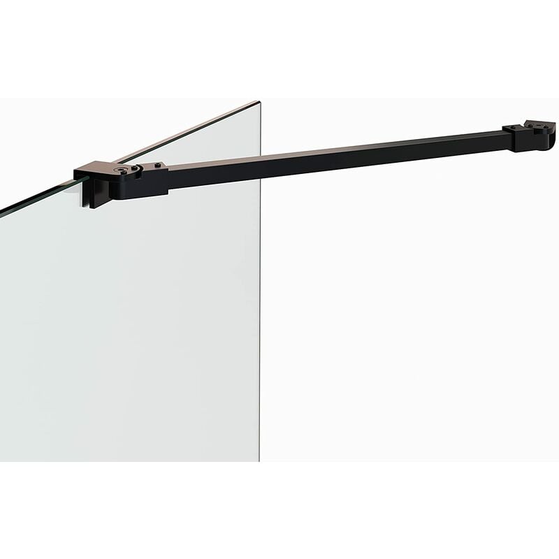 

Barra estabilizadora / barandilla para Paredes de Ducha e de Walk in de 6mm - 10mm Longitud: 48 cm Barra de estabilizadora de esquinas 24BM Negro