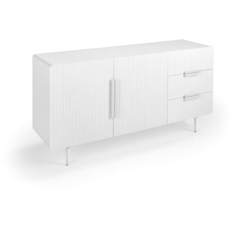 MOMMA HOME Aparador PALENCIA blanco mate 152 x 42 x 75H cm