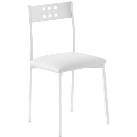 MOMMA HOME PACK SILLA XARA WHITE Sillas: 4 Sillas - Color: Asiento Blanco