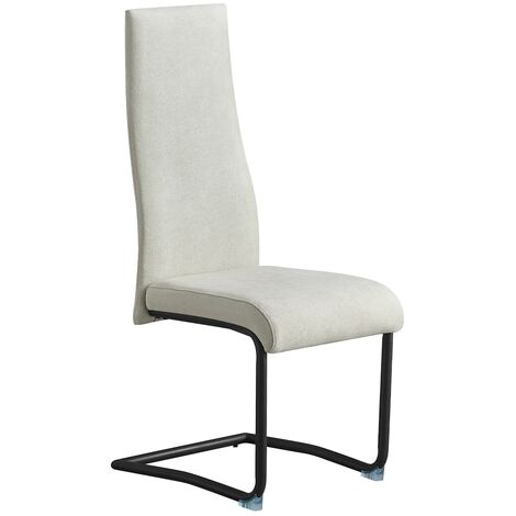 MOMMA HOME SET 4 SILLAS DE SALÓN NUBIO TEJIDO BEIGE. MEDIDAS 46X61X108 CM