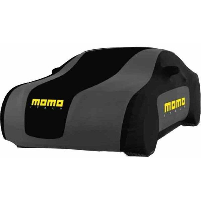 

Momo - Cubre Coches 002 3 capas Interior/Exterior Negro Gris M/L