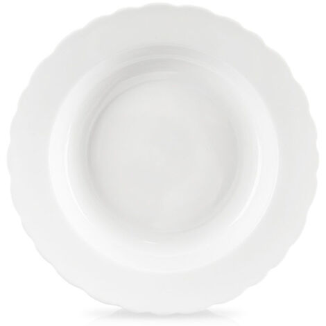 MONA tiefer Porzellan-Essteller 24 cm, 350 ml