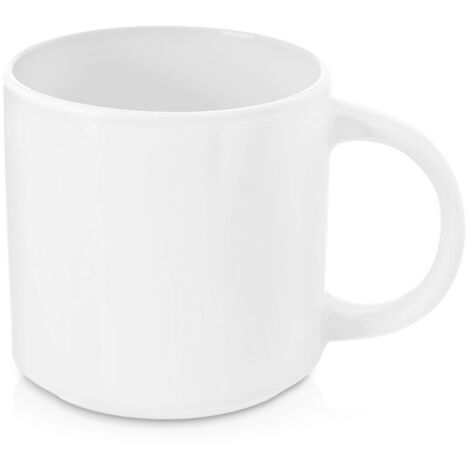 MONA weiße Porzellantasse 330 ml